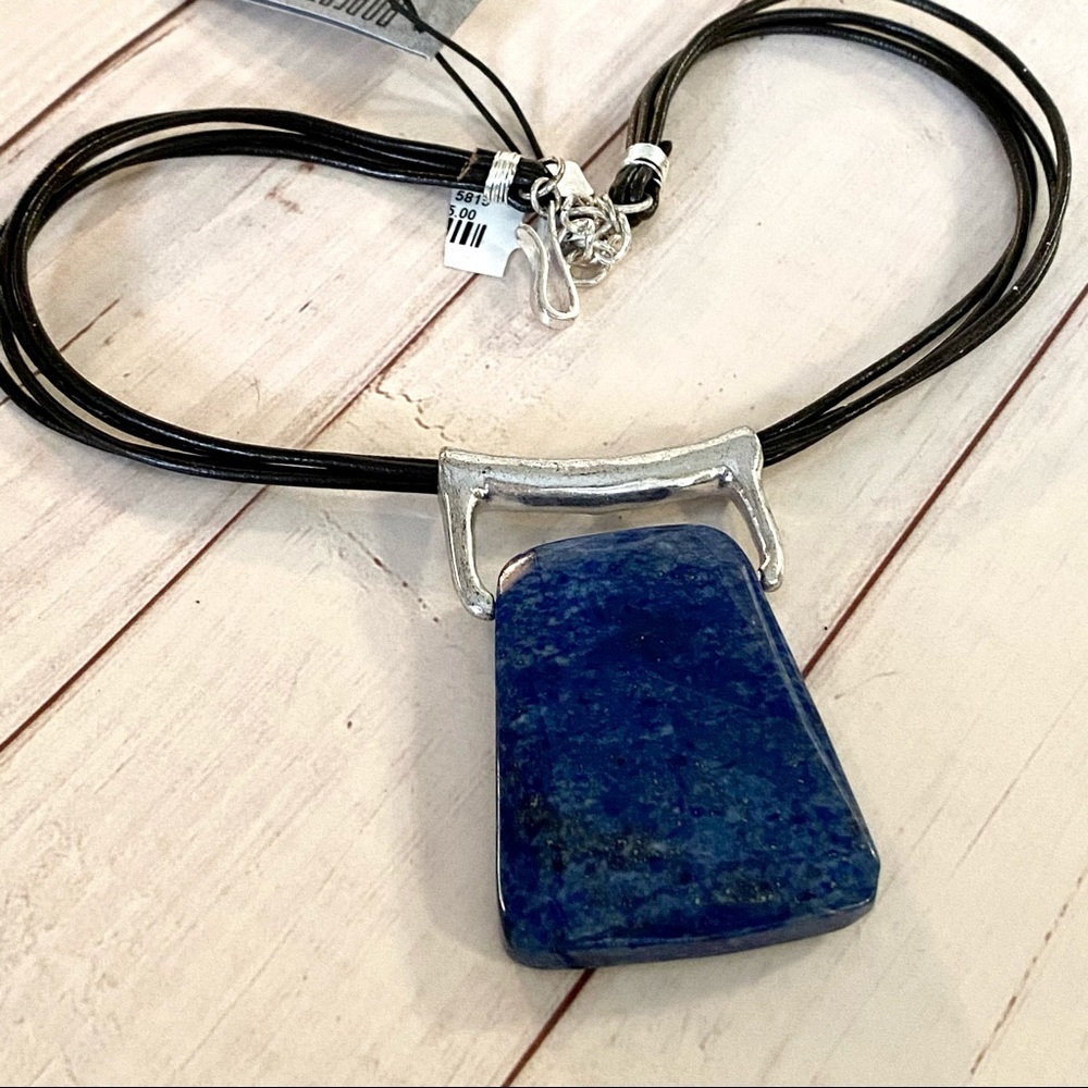 Robert Lee Morris Lapis lazuli Stone Necklace